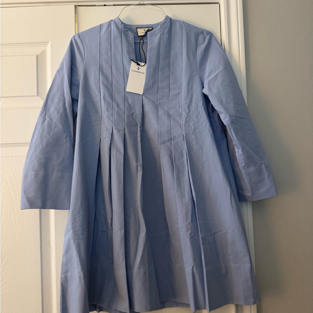 Tuckernuck Light Blue Pleated Dress